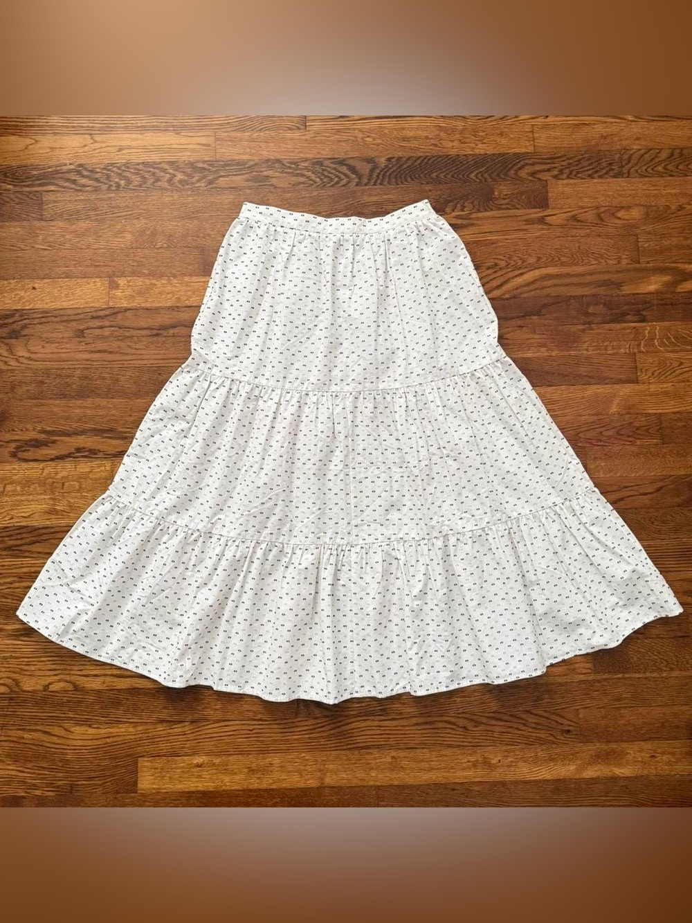 Saint + Sofia tiered maxi skirt - size 8